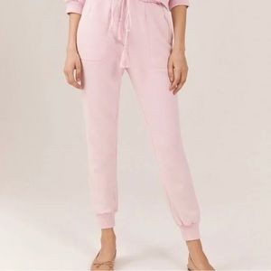 Something navy pink joggers